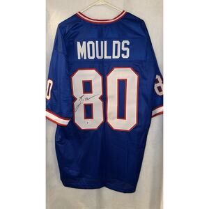 Eric Moulds Signed Buffalo Bills Blue Pro Style Jersey – Beckett Witnessed